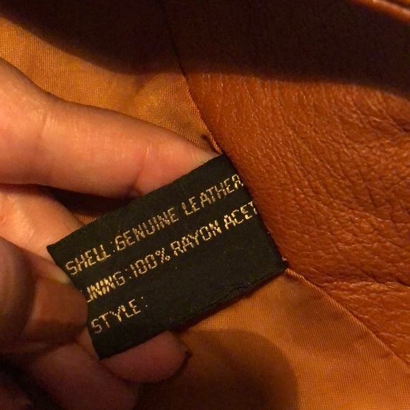 Vtg Wilson’s leather leather trench - Picture 6 of 9